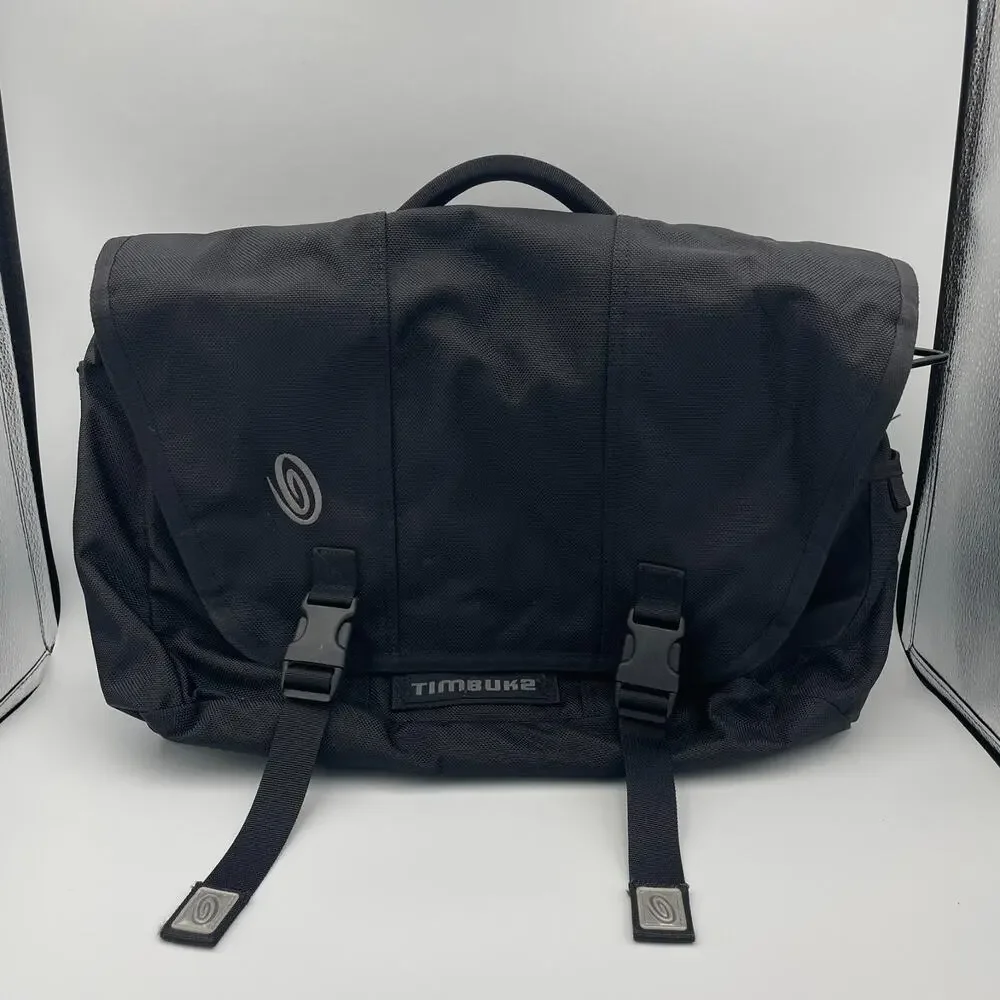 Timbuk2 Messenger Bag Black Laptop Travel Commuter Shoulder Crossbody Bag